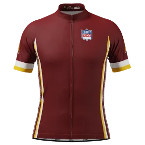 Men's Washington Football Short Sleeve Cycling Jersey