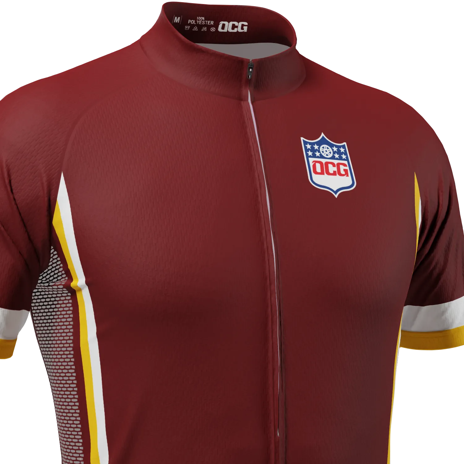 Men's Washington Football Short Sleeve Cycling Jersey