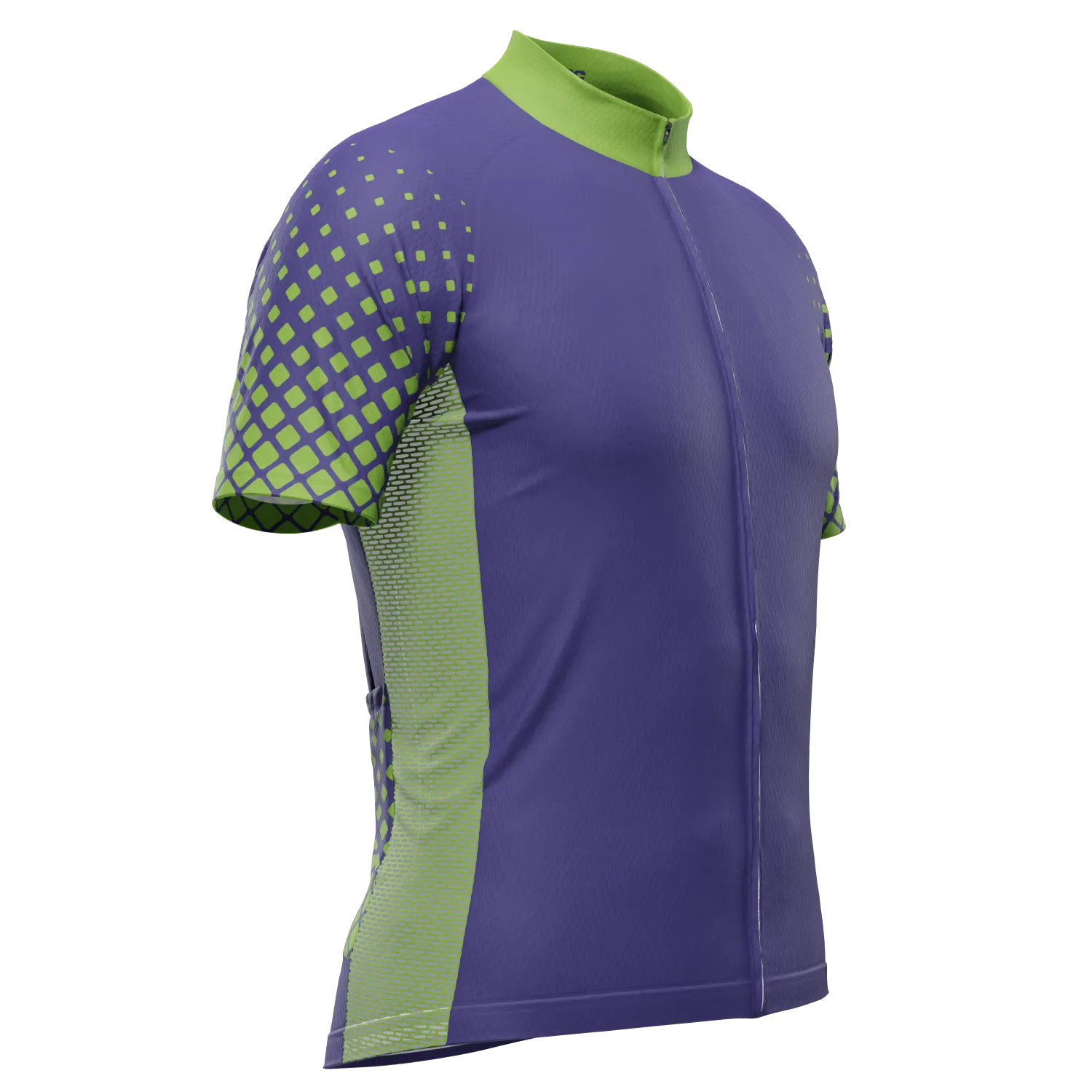 Men's Wind Breaker Dots Short Sleeve Cycling Jersey