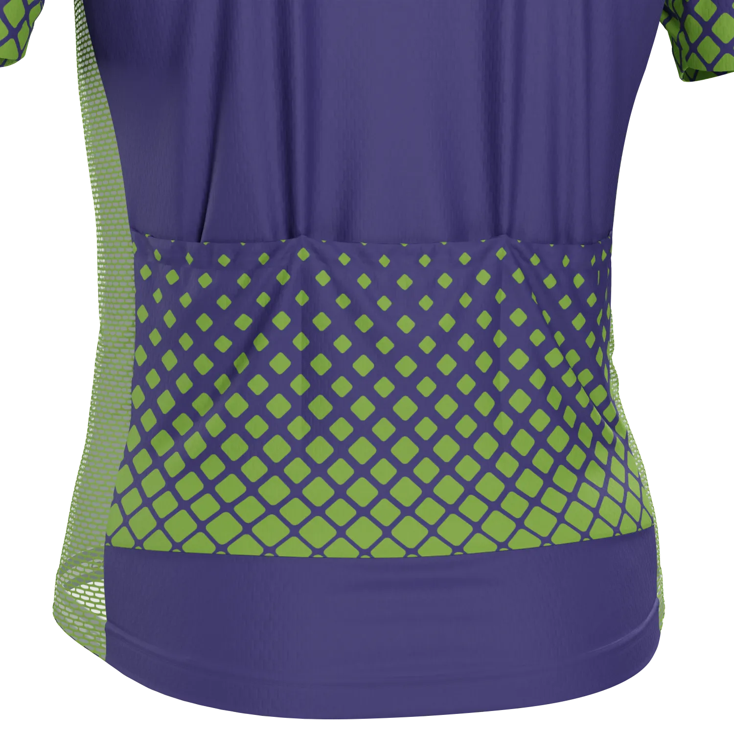 Men's Wind Breaker Dots Short Sleeve Cycling Jersey