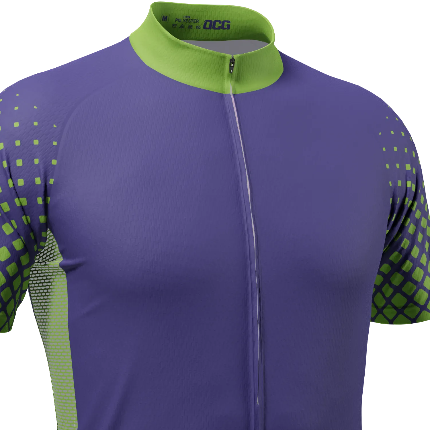 Men's Wind Breaker Dots Short Sleeve Cycling Jersey