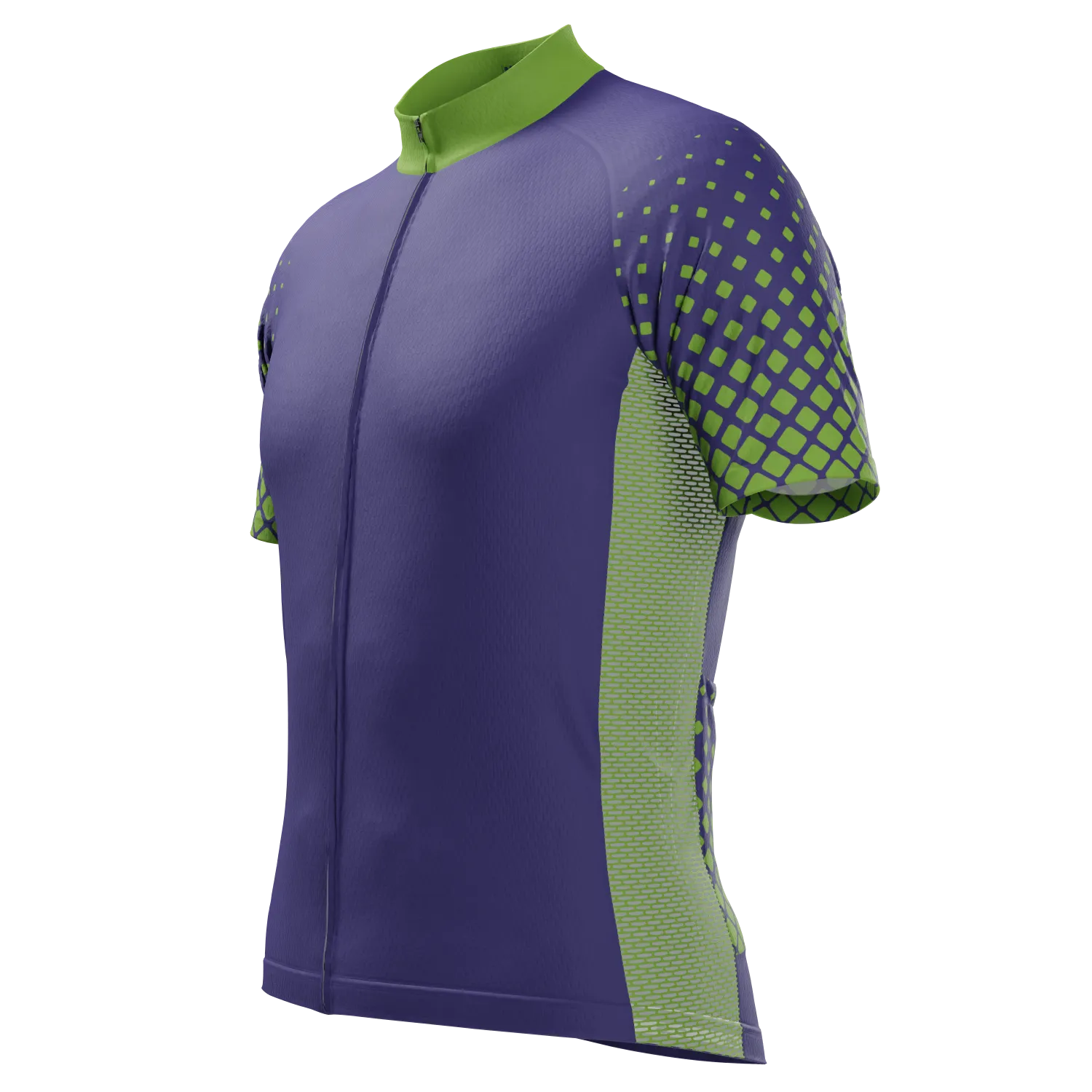 Men's Wind Breaker Dots Short Sleeve Cycling Jersey