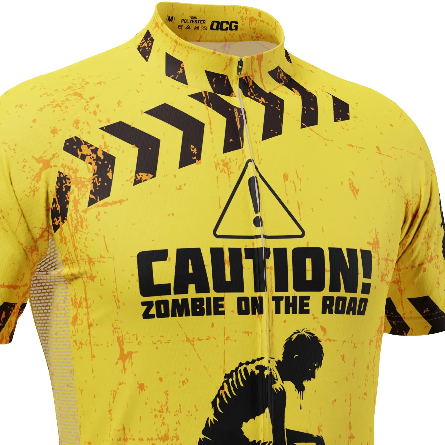 Men's Zombies Short Sleeve Cycling Jersey