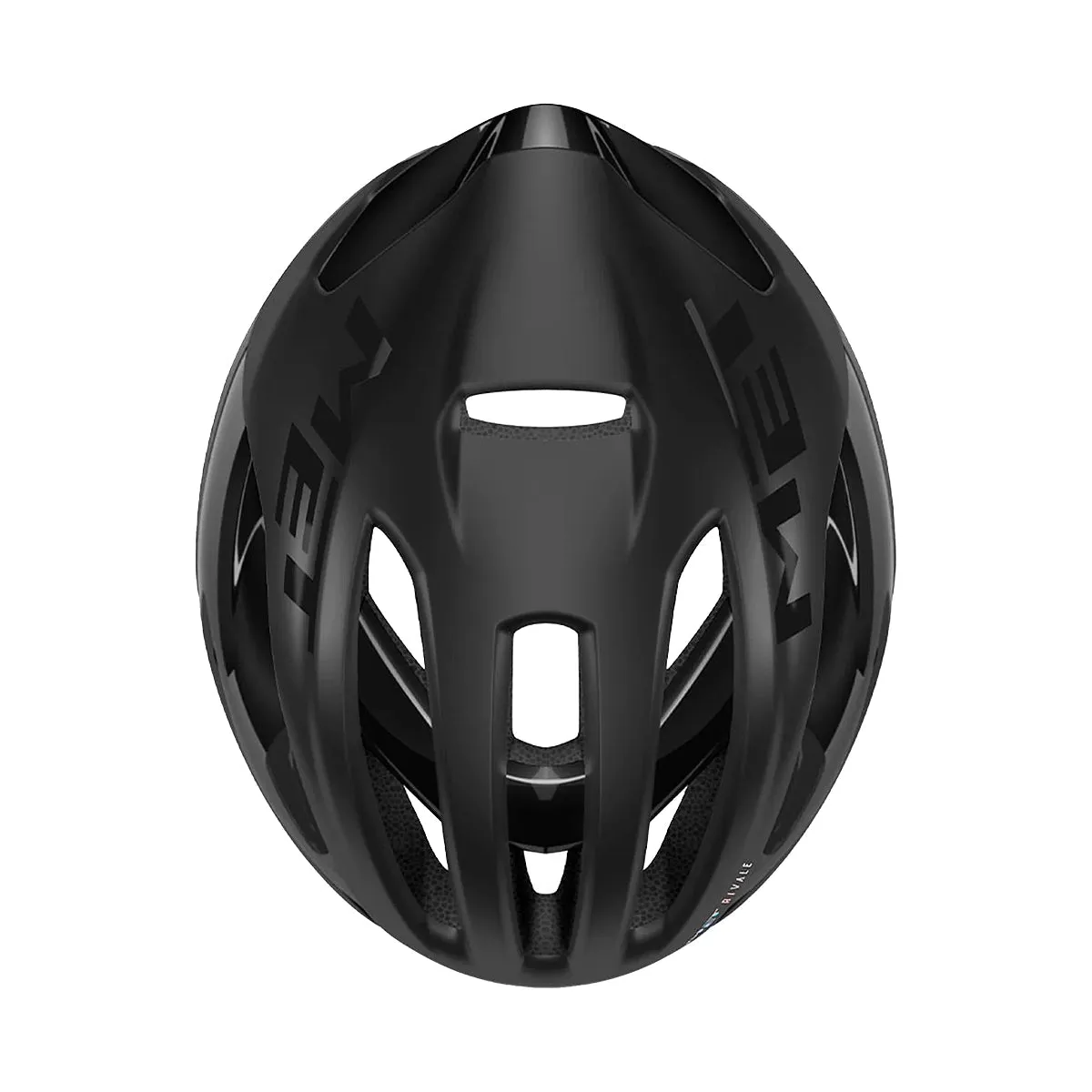 MET Rivale MIPS Cycling Helmet - Black Matt/Black Glossy