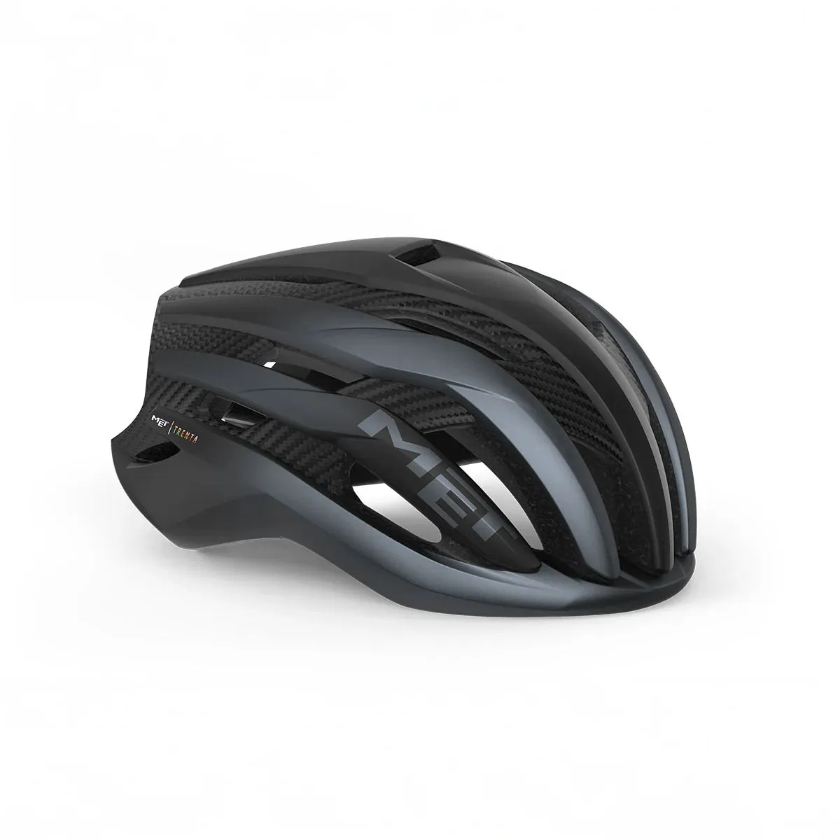 MET Trenta 3K Carbon MIPS Cycling Helmet - Black Matt