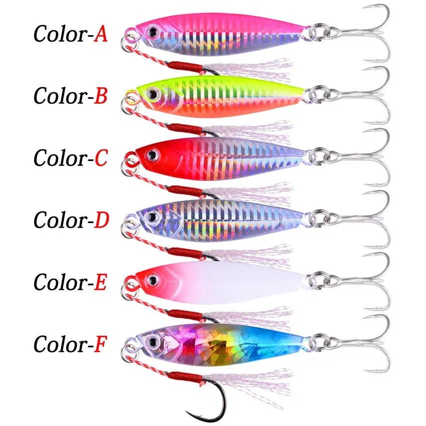Metal Jig VIB Fishing Lure 10g 20g 30g 40g Sinking Lures Sea Jigs Spoon Winter Fishing Good for Fishing Jigging Lure Peche Tuna