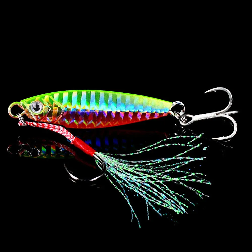 Metal Jig VIB Fishing Lure 10g 20g 30g 40g Sinking Lures Sea Jigs Spoon Winter Fishing Good for Fishing Jigging Lure Peche Tuna