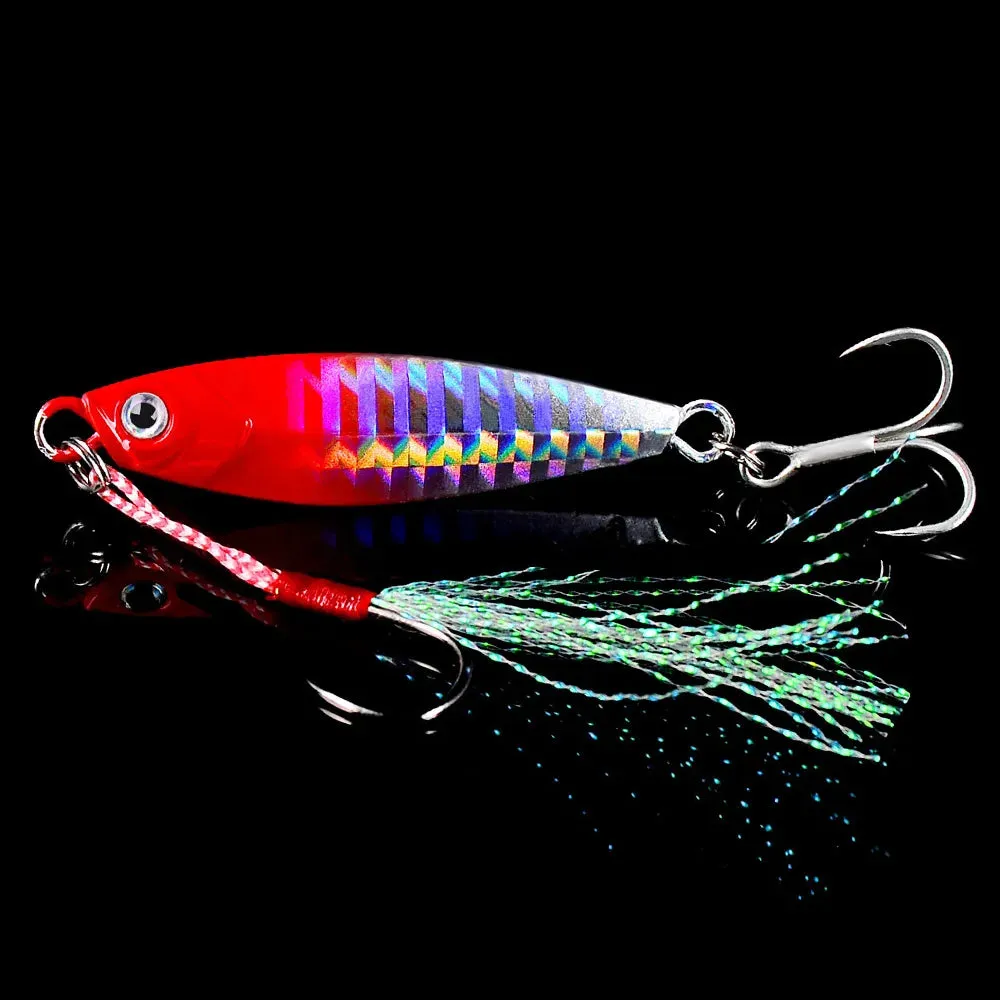Metal Jig VIB Fishing Lure 10g 20g 30g 40g Sinking Lures Sea Jigs Spoon Winter Fishing Good for Fishing Jigging Lure Peche Tuna