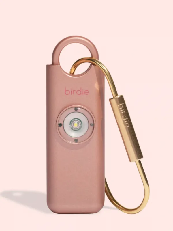 Metallic Rose Birdie Self Defense Alarm