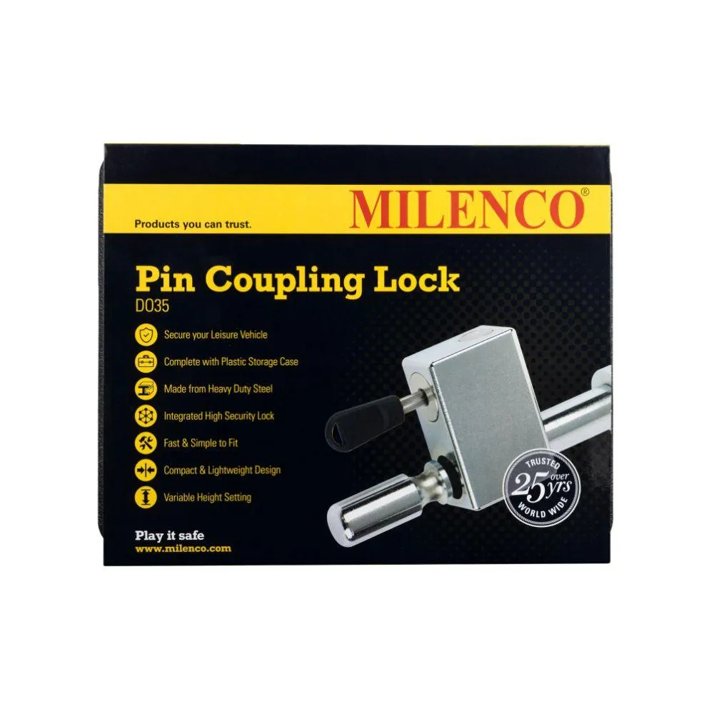 Milenco - DO35 Pin Coupling Lock - MIL3889