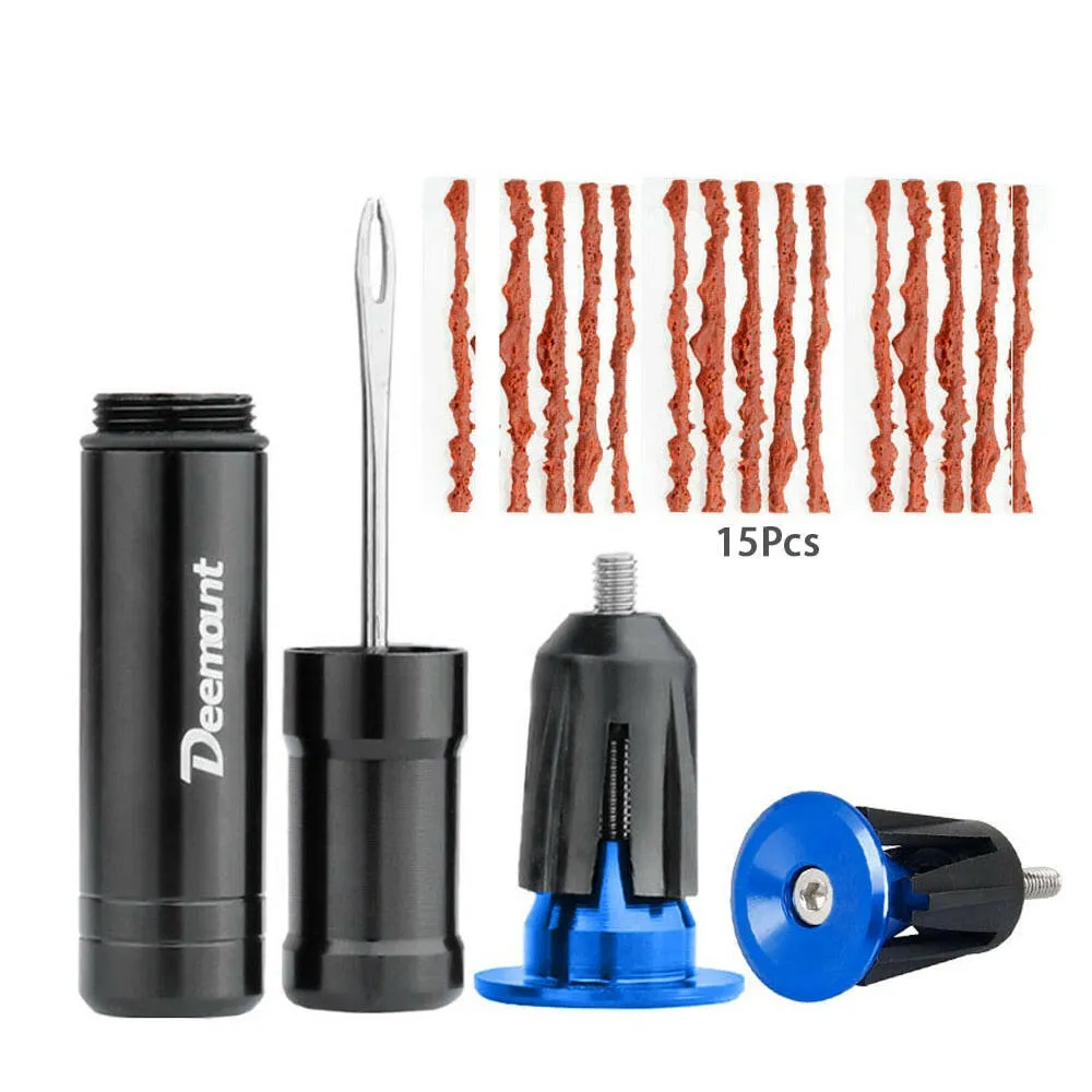 Mini Bicycle Tubeless Tire Repair Tool MTB Tyre Drill Puncture Urgent Glue Repair Sealant Rubber Stripe Road Bike Maintenance