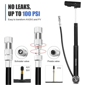 Mini Bike Pump with Tire Repair Kit Portable Mountain Bike Repair Tools Kit Bicycle Repair for Multipurpose Emergency Tire Repair Set Bike Maintenance Tool High Air Pressure Tool