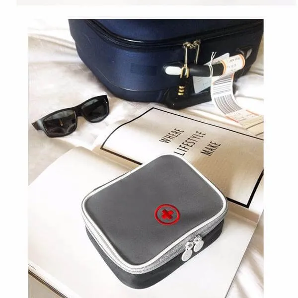 Mini First Aid Travel Bag Empty Case