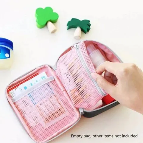 Mini First Aid Travel Bag Empty Case