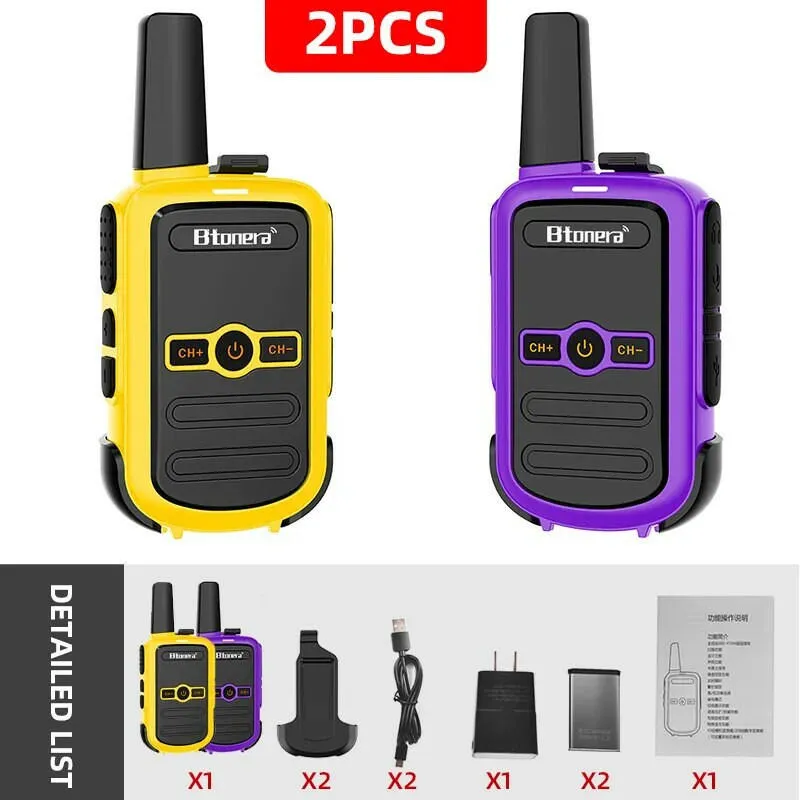 Mini Walkie Talkie Btonera BT-310 Portable Two Way Radio PMR FRS Radio Comunicador Long range Kids Walkie-Talkie for Hotel Busin