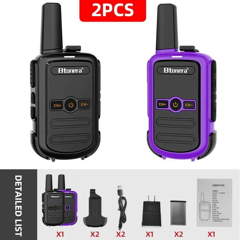 Mini Walkie Talkie Btonera BT-310 Portable Two Way Radio PMR FRS Radio Comunicador Long range Kids Walkie-Talkie for Hotel Busin