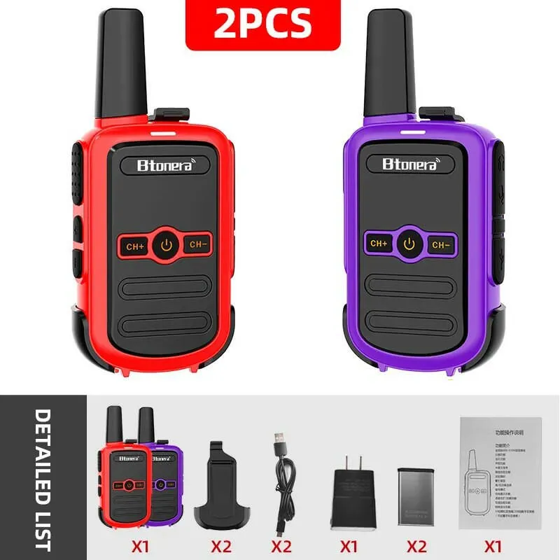 Mini Walkie Talkie Btonera BT-310 Portable Two Way Radio PMR FRS Radio Comunicador Long range Kids Walkie-Talkie for Hotel Busin