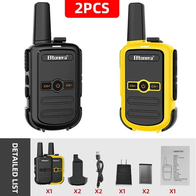 Mini Walkie Talkie Btonera BT-310 Portable Two Way Radio PMR FRS Radio Comunicador Long range Kids Walkie-Talkie for Hotel Busin