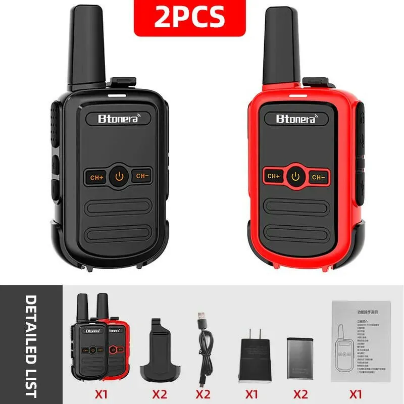 Mini Walkie Talkie Btonera BT-310 Portable Two Way Radio PMR FRS Radio Comunicador Long range Kids Walkie-Talkie for Hotel Busin