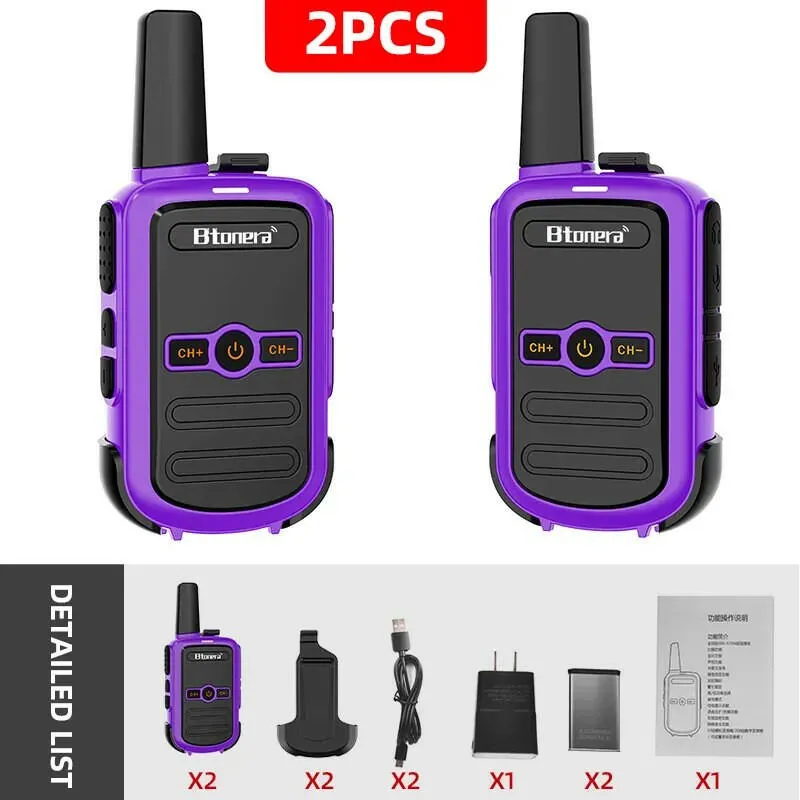 Mini Walkie Talkie Btonera BT-310 Portable Two Way Radio PMR FRS Radio Comunicador Long range Kids Walkie-Talkie for Hotel Busin