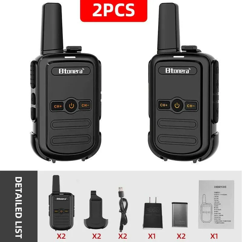 Mini Walkie Talkie Btonera BT-310 Portable Two Way Radio PMR FRS Radio Comunicador Long range Kids Walkie-Talkie for Hotel Busin