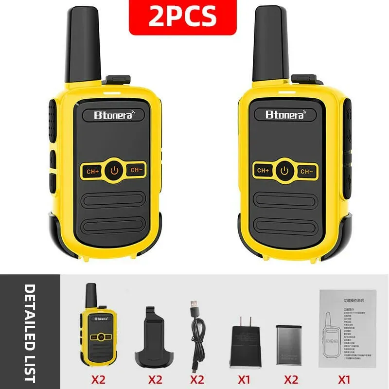 Mini Walkie Talkie Btonera BT-310 Portable Two Way Radio PMR FRS Radio Comunicador Long range Kids Walkie-Talkie for Hotel Busin