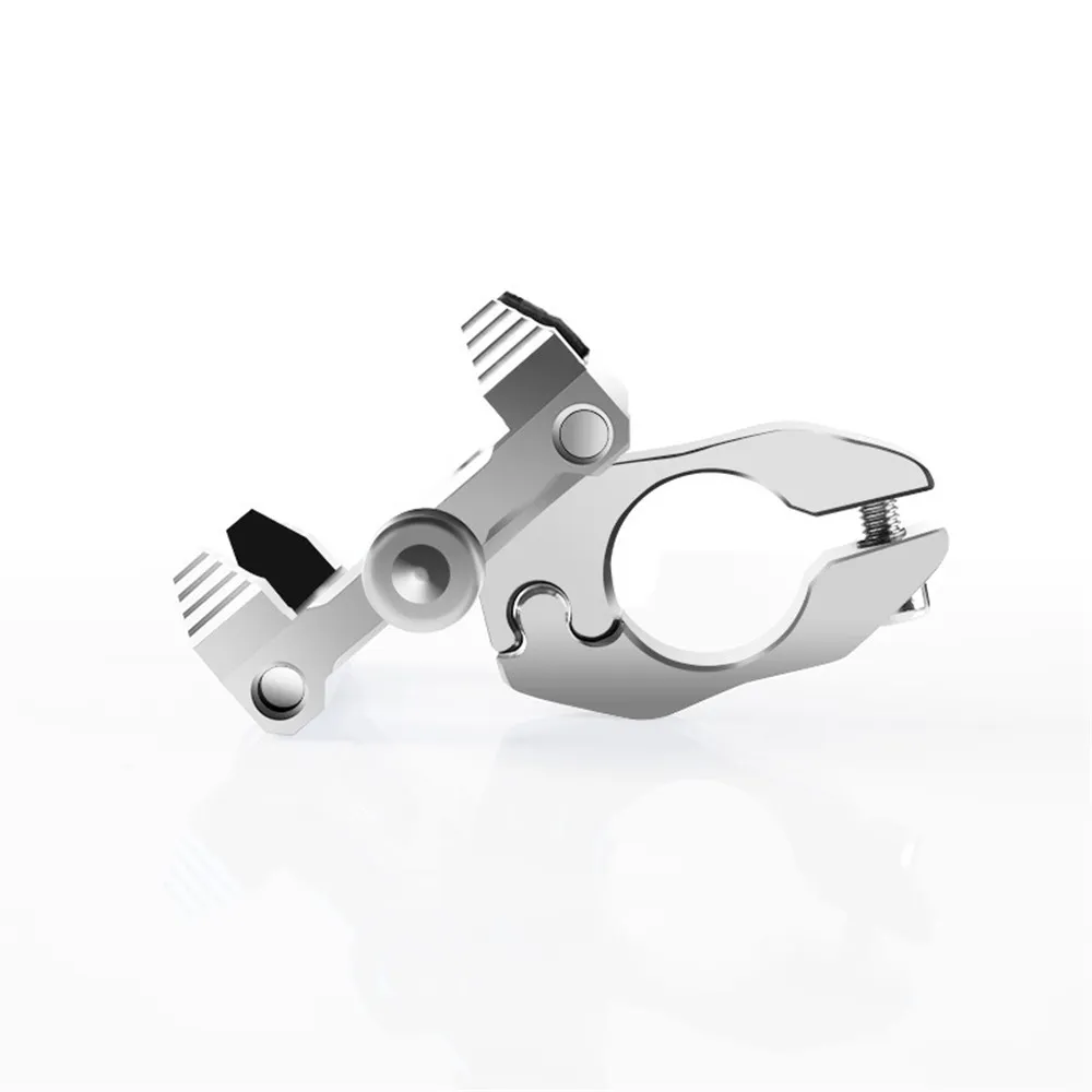 Mobile Phone GPS Navigation Holder Metal Handlebar Mount Bracket Shockproof for Mountain Bike Motorcycle Scooter Riding Bicycle Cycling