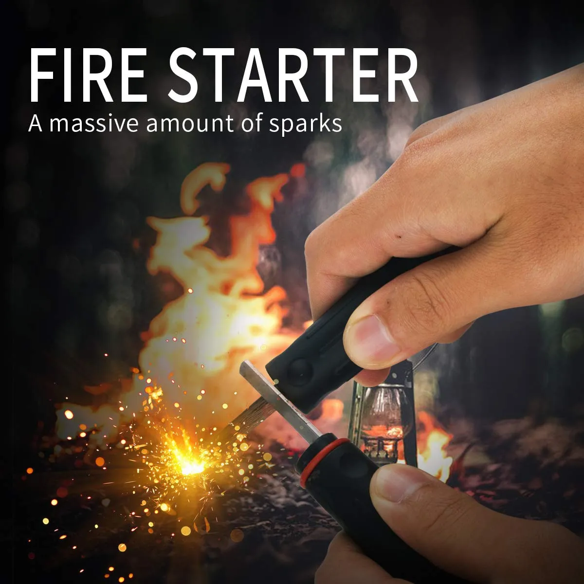 Morpilot Multi Tool & Fire Starter Set, 15 in 1 Swiss Style