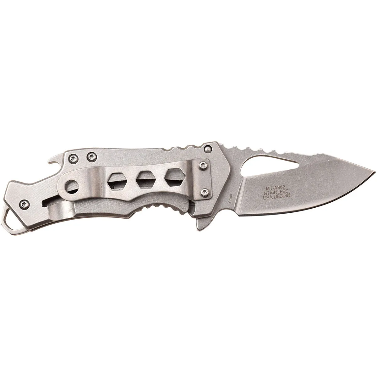 MTech USA Framelock Spring Assisted Folding Knife 2.25" We The People MT-A882SAF