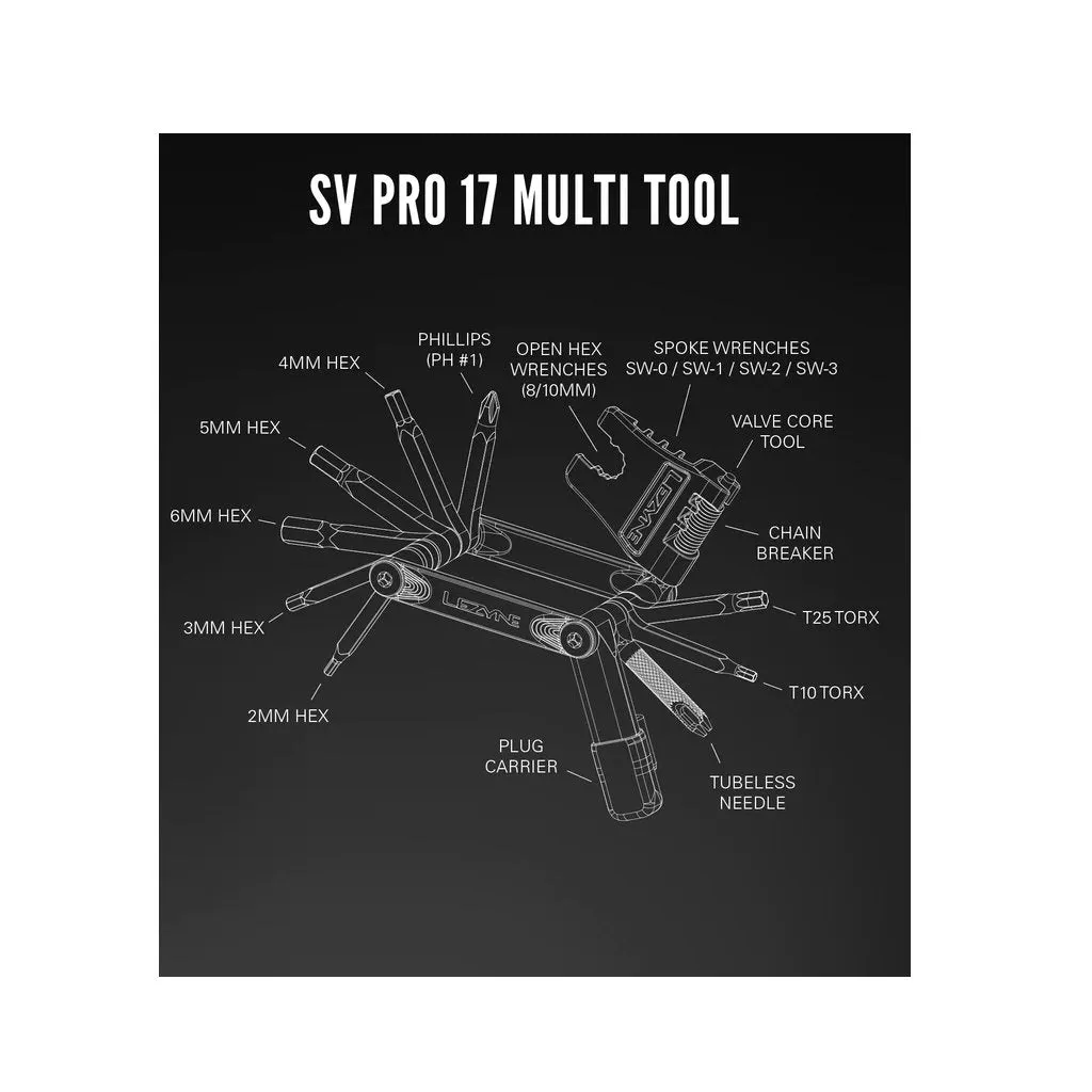 Multi-Tools Lezyne V Pro 17 Black