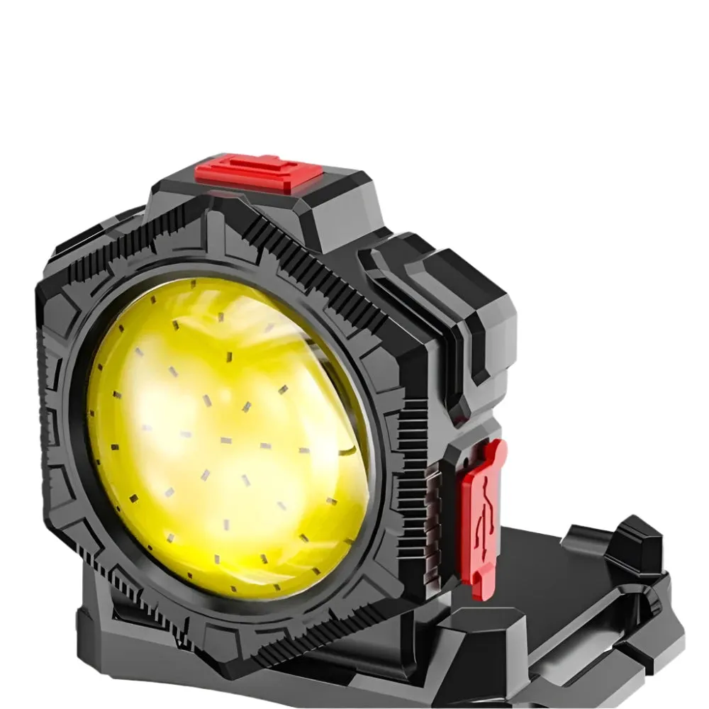 Multifunctional COB Headlamp Portable Mini Lighting USB Rechargeable Watch Light Night Running Waistpack Lights Outdoor Warning