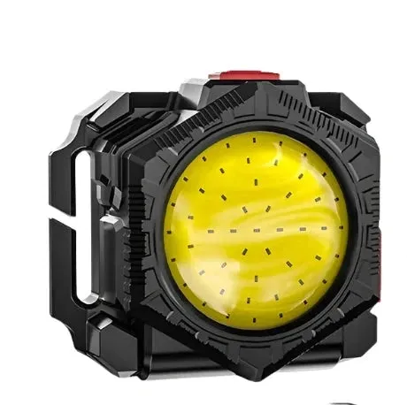 Multifunctional COB Headlamp Portable Mini Lighting USB Rechargeable Watch Light Night Running Waistpack Lights Outdoor Warning