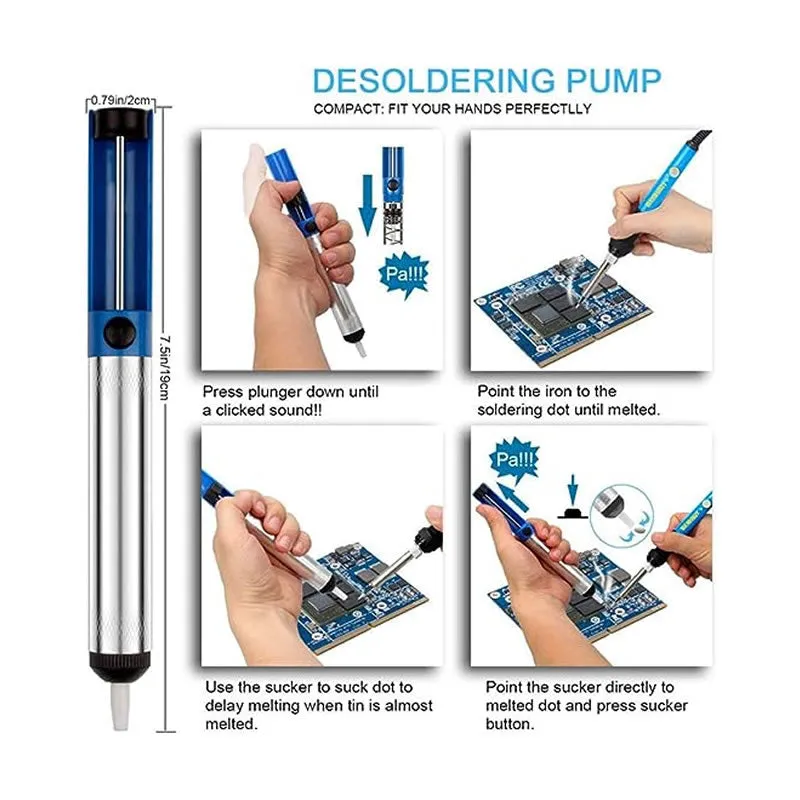 Multimeter Soldering Iron Repair Tool Kit Ad-424