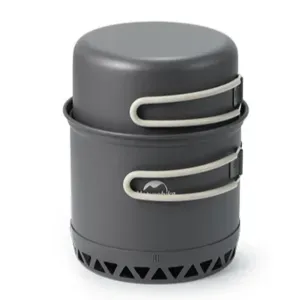 Naturehike Single Camping Pot Set with the radiator (Kettle and Bowl) 1.2 liter