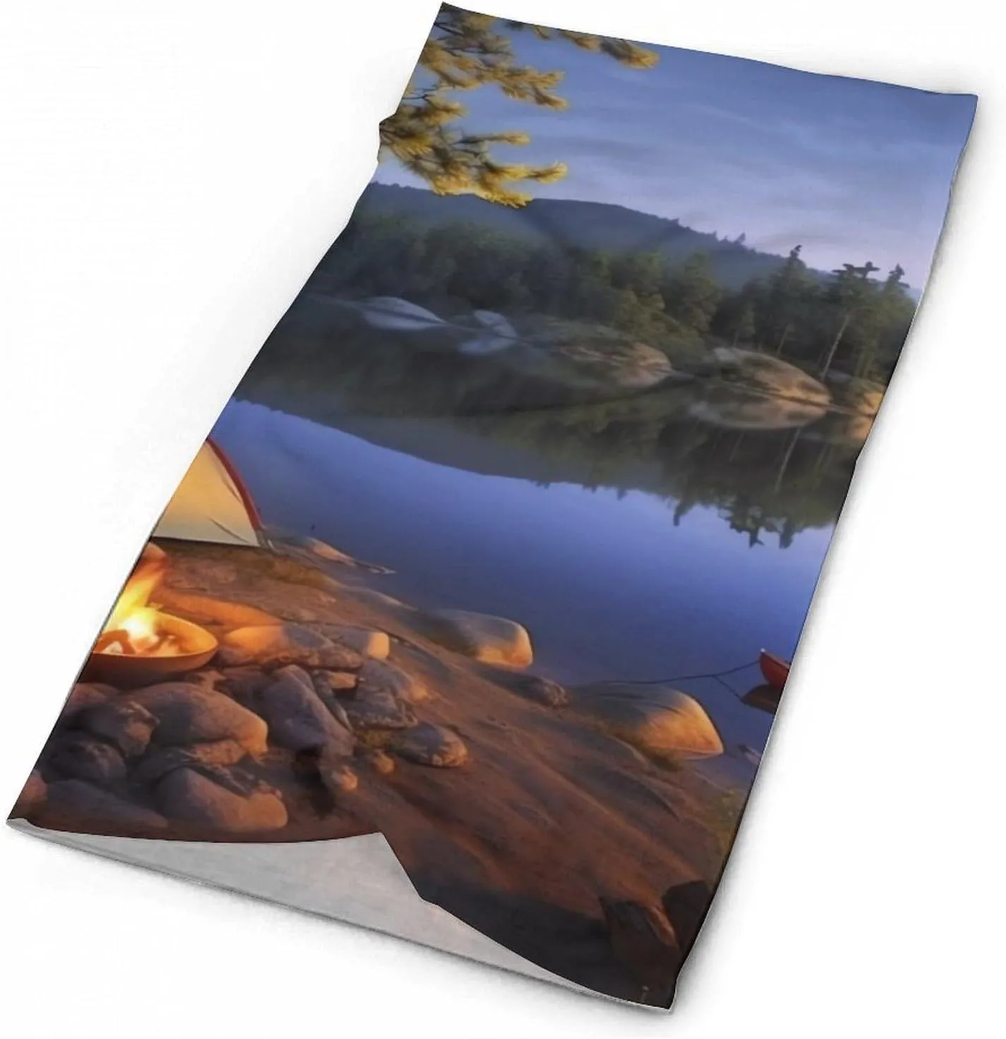 Neck Gaiter Face Mask for Cold Weather Lake Camping Face Cover Scarf for Men Women Elastic Headbands Wind-proof Bandana for Skiing Fishing Hiking Cycling