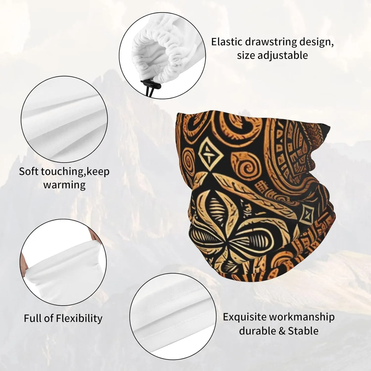 Neck Gaiter Face Mask Sun Protection Cover Beanie Cap Hat Balaclava