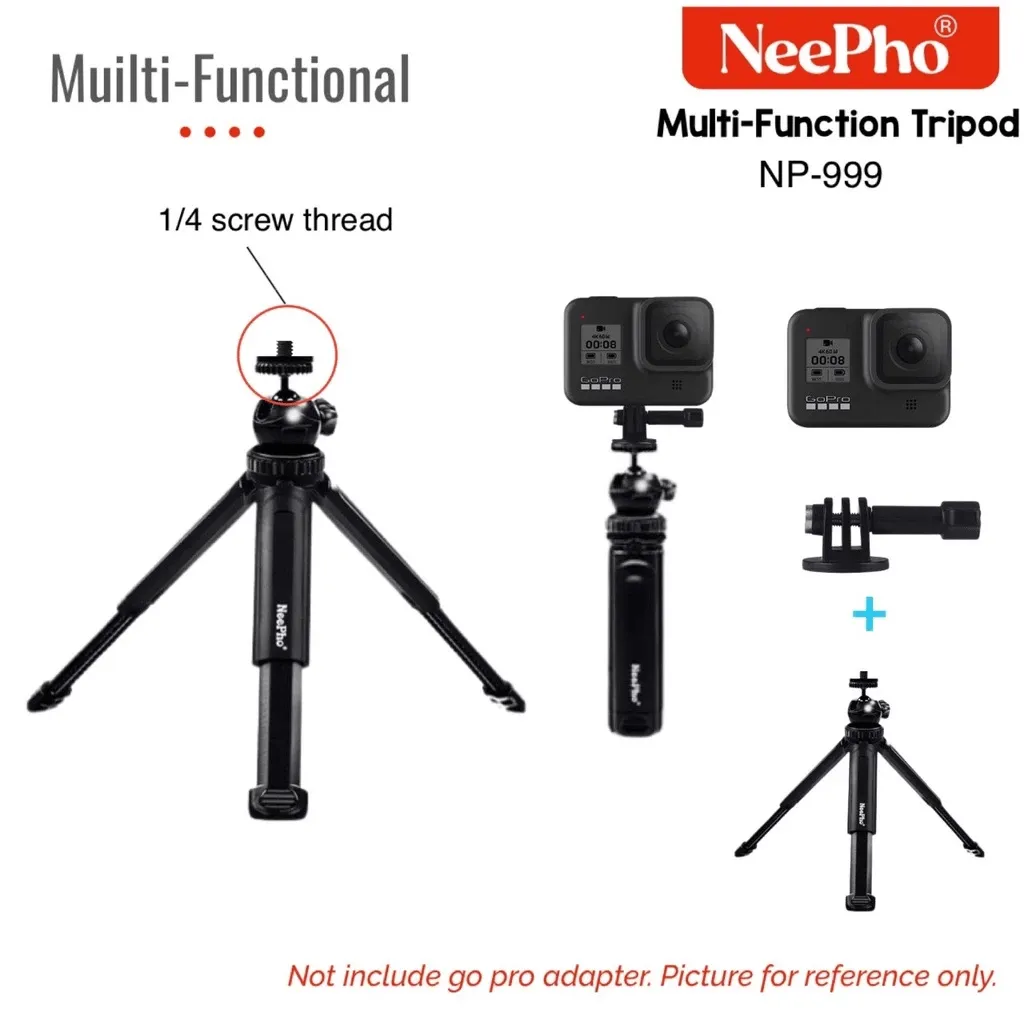 NeePho Professional Multi Function Tripod NP-999