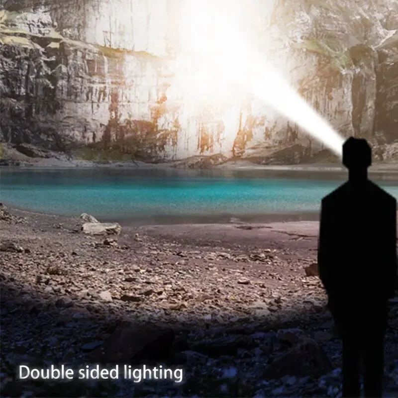 New LED Headlight COB Mini Portable USB Rechargeable Waterproof Fishing Work Light Outdoor Long Shot Head Mounted Torch
