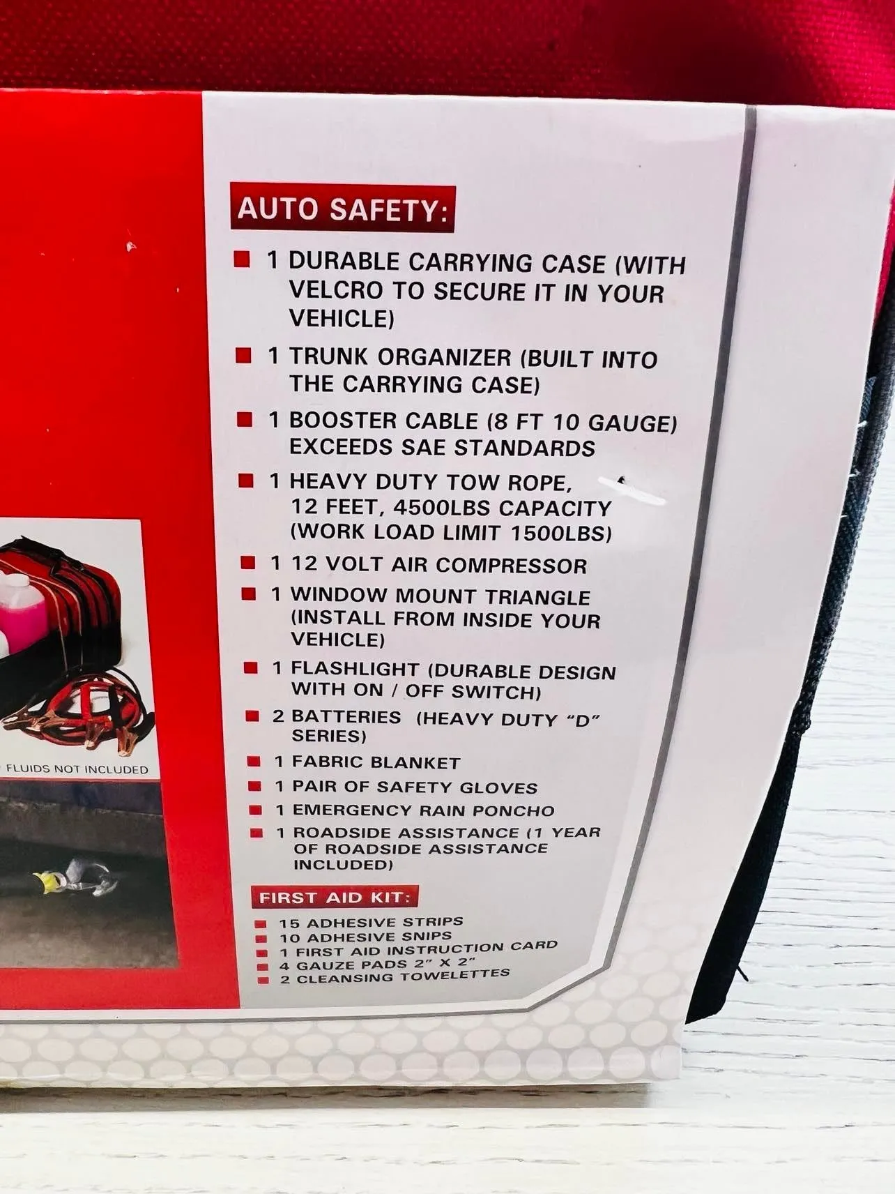 New Premium Travel Pro Auto Safety & First Aid kit! Deluxe kit loaded with all the essentials!!