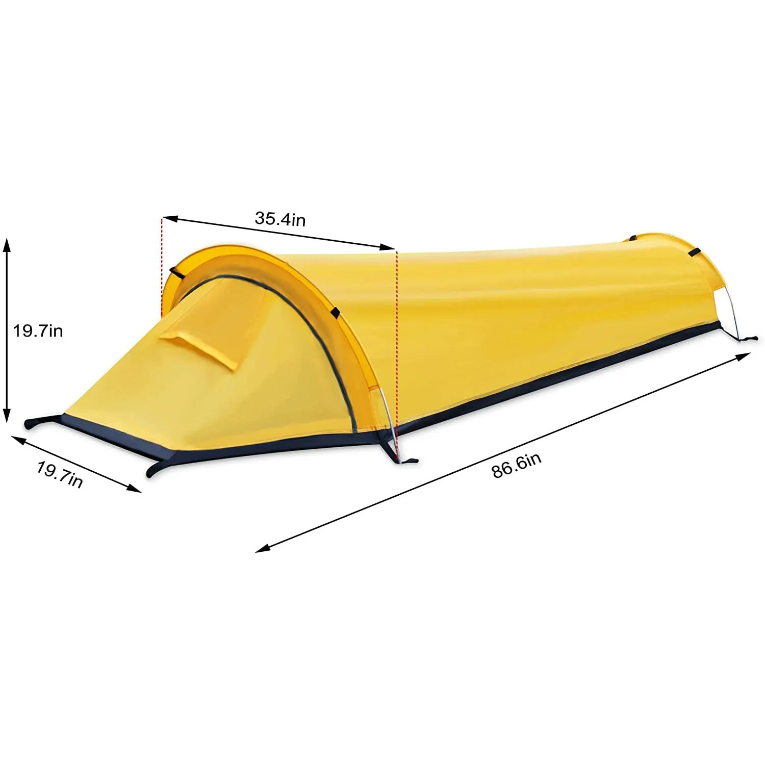 New! Ultralight Outdoor Tent 1 Person Car Travel Outdoor Tents Backpacking Waterproof Sleeping Bag For Hunting Cycling Equipment