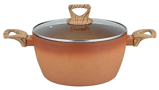 NEWARE bigger TERRACOTTA 10 Piece Cooking Set with GRIDDLE / Batería mas GRANDE de 10 piezas de Terracotta con COMAL