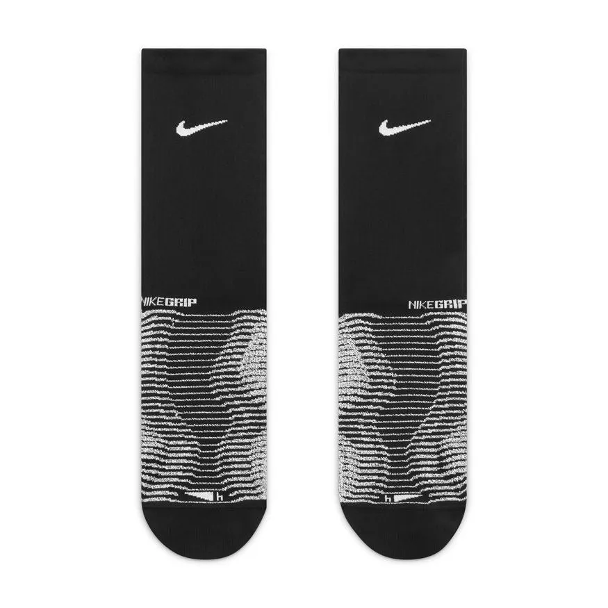 NIKE GRIP STRIKE CREW SOCK - WHITE / BLACK