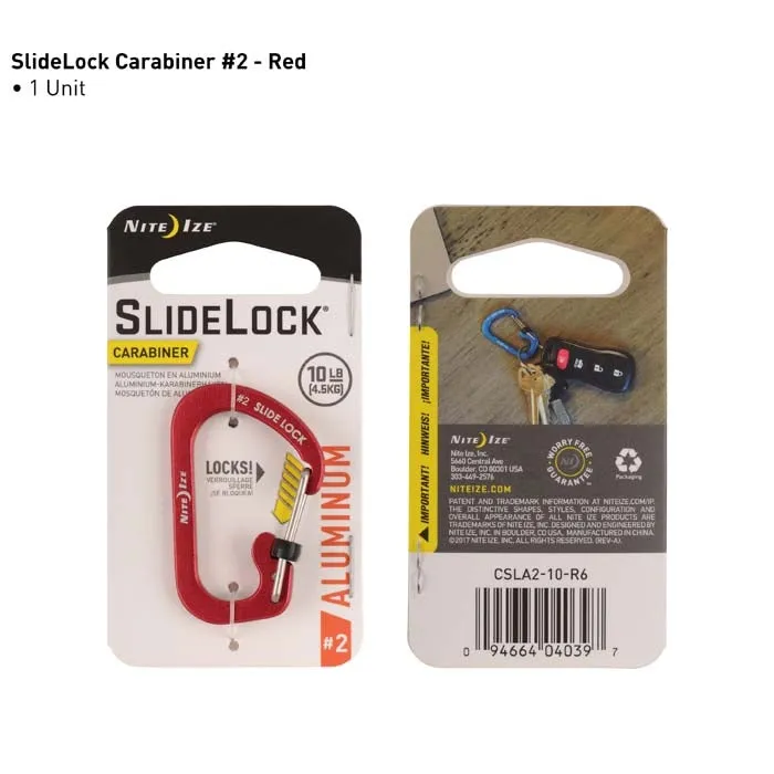 NiteIze SlideLock Carabiner Aluminum #2