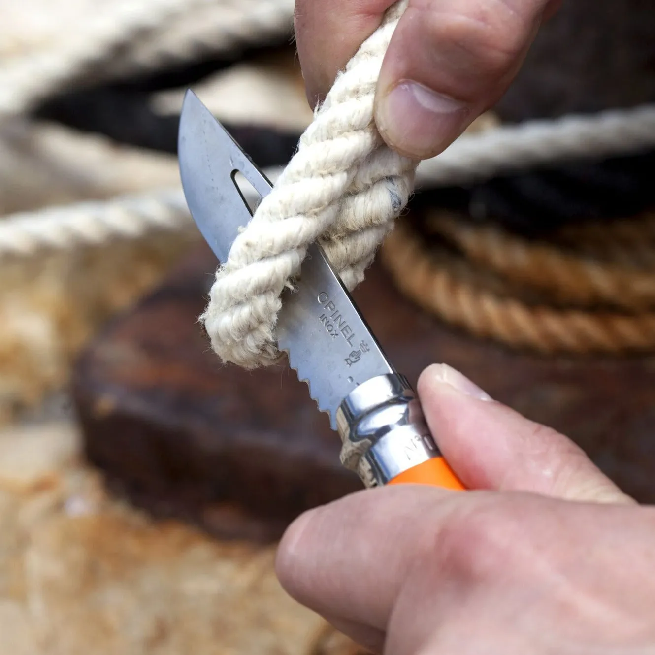 No.08 Stainless Steel Folding Knife - Outdoor