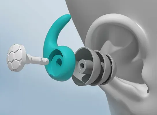 Noise Cancelling Silicone Earplugs for Sleeping