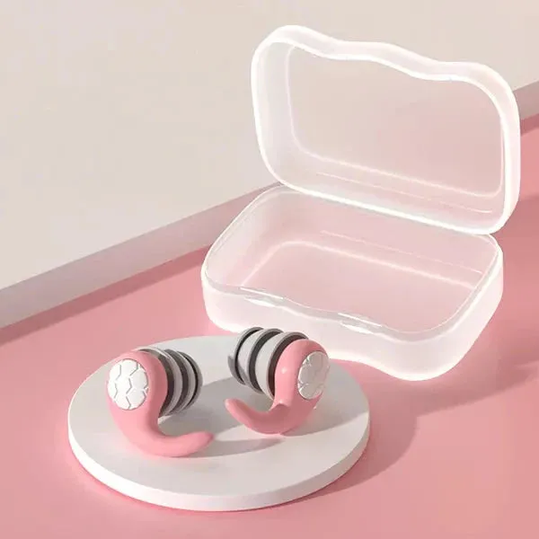 Noise Cancelling Silicone Earplugs for Sleeping