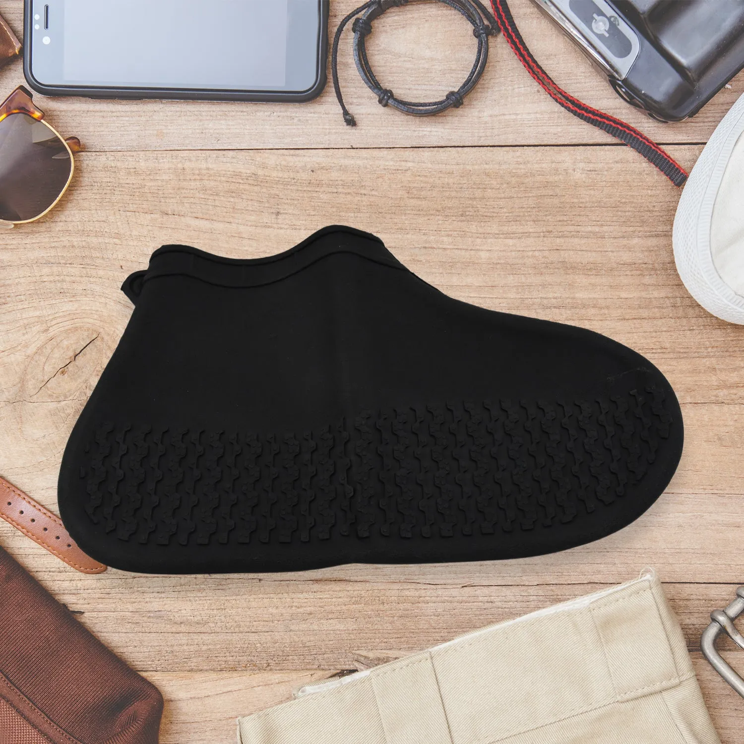 Non-Slip Silicone Reusable Waterproof Boot Covers (1 Pair)