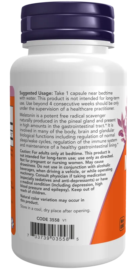 Now Maximum Strength Melatonin 20mg