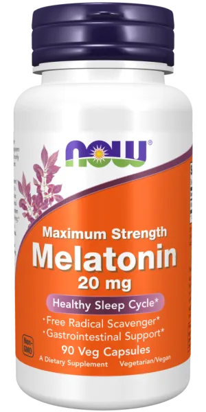 Now Maximum Strength Melatonin 20mg