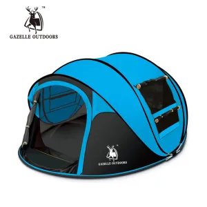 outdoor 3-4persons automatic pop up tent windproof  beach camping tent